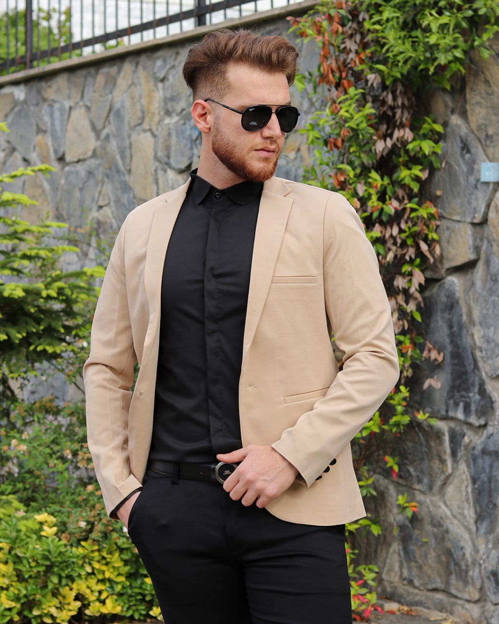 【送料&関税込】Alexander McQueen Abito تک کت مردانه مجلسی کرم کد 7025 - فروشگاه پوشاک M2Mode